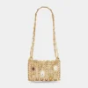 1969 gold nano bag with charms