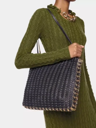 1969 reversible tote Flip bag in leather