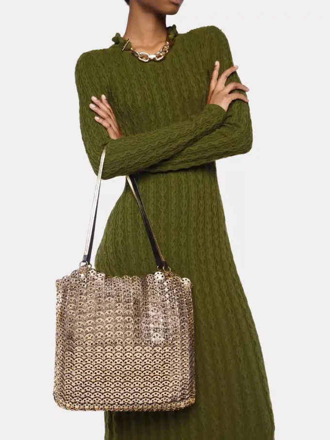 1969 reversible tote Flip bag in leather