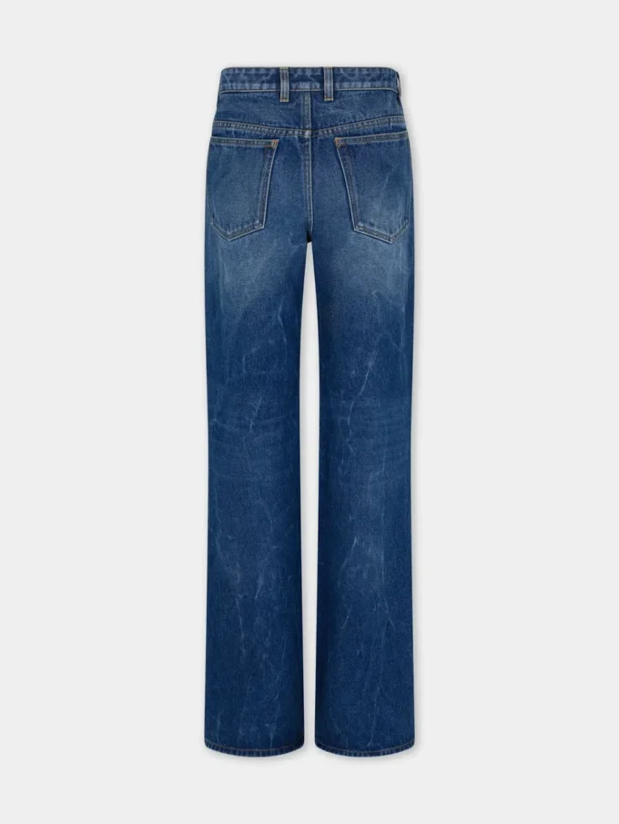 Baggy jeans in dark washed denim