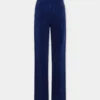 Baggy pants in velvet with 1969 discs