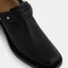 Biker ankle boots in leather