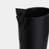 Black boots in smooth leather