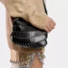 Black Paco crossbody leather bag
