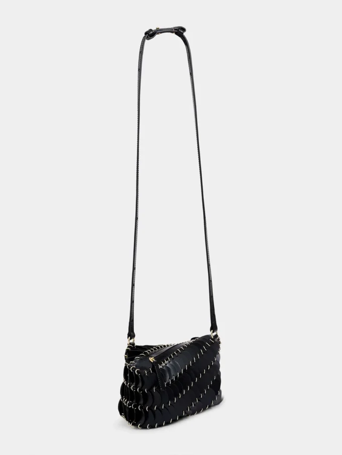 Black Paco crossbody leather bag