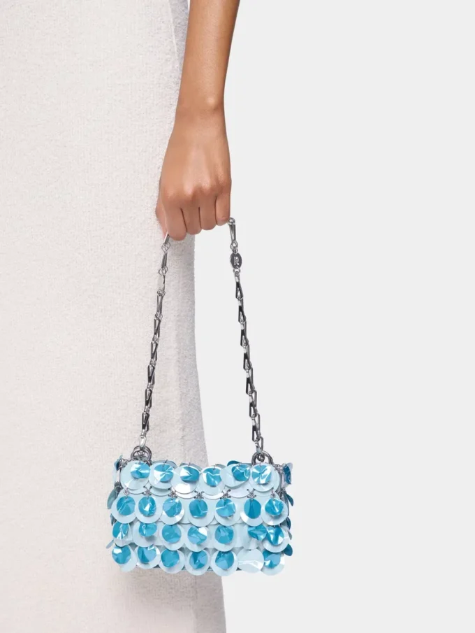 Blue sparkle nano bag