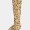 Boots with sequins