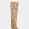 Boots with sequins