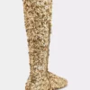 Boots with sequins