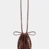 Bucket reversible Flip bag in leather