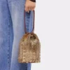 Bucket reversible Flip bag in leather