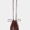 Bucket reversible Flip bag in leather