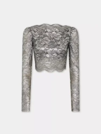 Crop top in lace