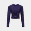 Crop top with piercing detail