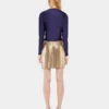 Crop top with piercing detail