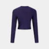 Crop top with piercing detail