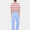 Cropped t-shirt in cotton