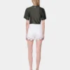 Cropped t-shirt in jersey
