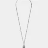 Crystal tassel necklace