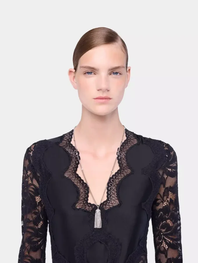 Long lace dress