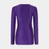 Draped jersey top
