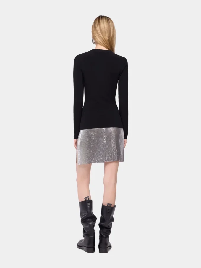 Draped top in jersey