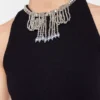 Embroidered knit top