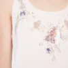Embroidered wool top