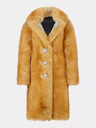 Fake fur coat