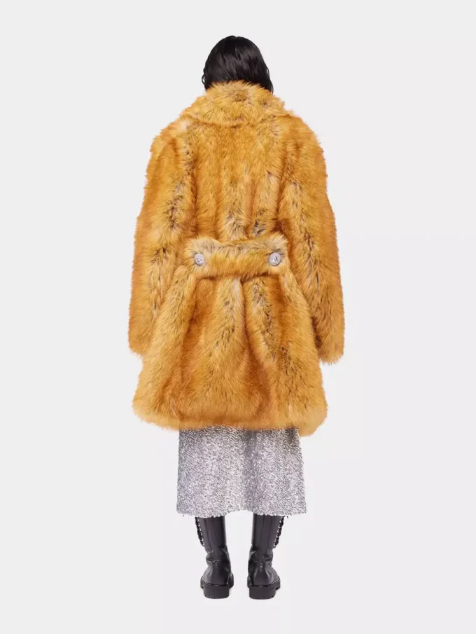 Fake fur coat