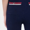 Flare trousers in terry jersey
