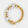 Gold and silver oversized XL link necklace Gold and silver oversized XL link necklace
