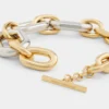 Gold and silver oversized XL link necklace Gold and silver oversized XL link necklace