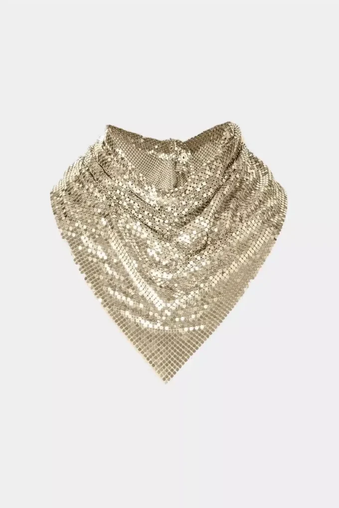 GOLD CHAINMAIL SCARF