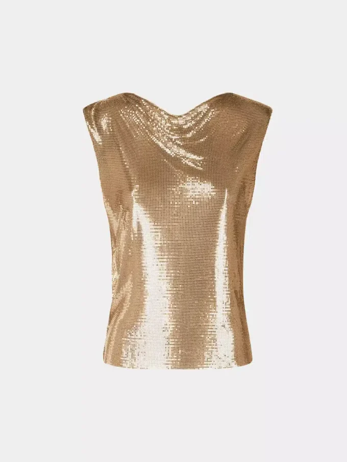 Gold chainmail Top Gold chainmail Top