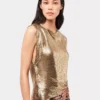 Gold chainmail Top Gold chainmail Top