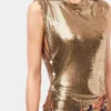 Gold chainmail Top Gold chainmail Top
