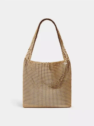 Gold pixel bag