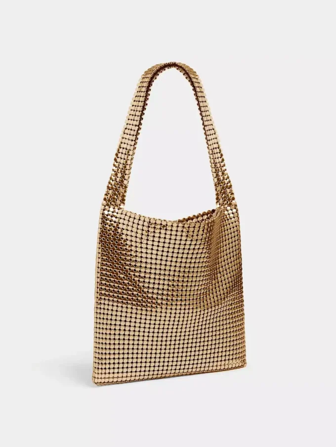 Gold pixel bag