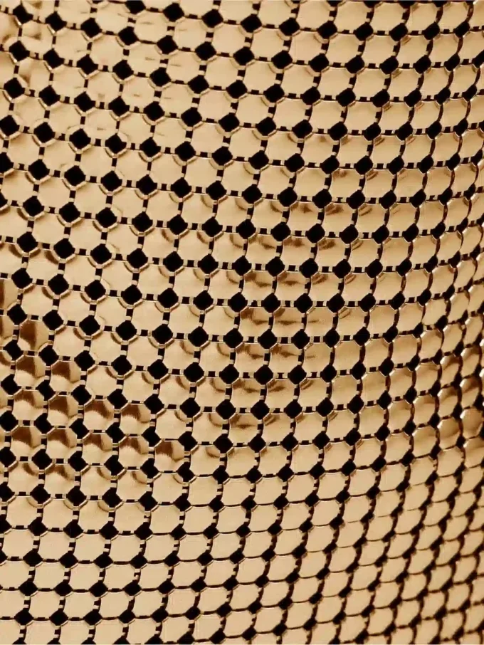 Gold pixel bag