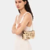 Gold sparkle discs nano bag
