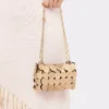 Gold sparkle discs nano bag