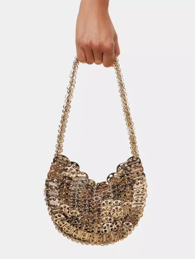 Iconic 1969 moon bag gold