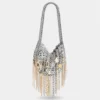 Iconic silver 1969 moon bag assembled with metallic pampilles