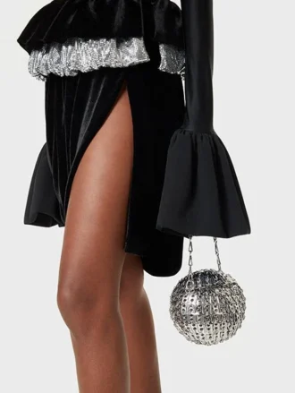 Iconic silver sphere 1969 bag