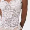 Ivory tank top in lace