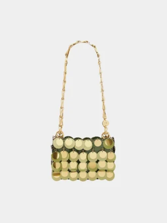 Kaki sparkle nano bag