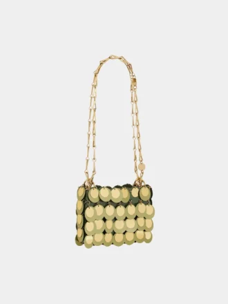 Kaki sparkle nano bag