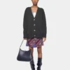 Knitted cardigan in wool and cashmere