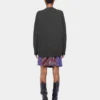 Knitted cardigan in wool and cashmere